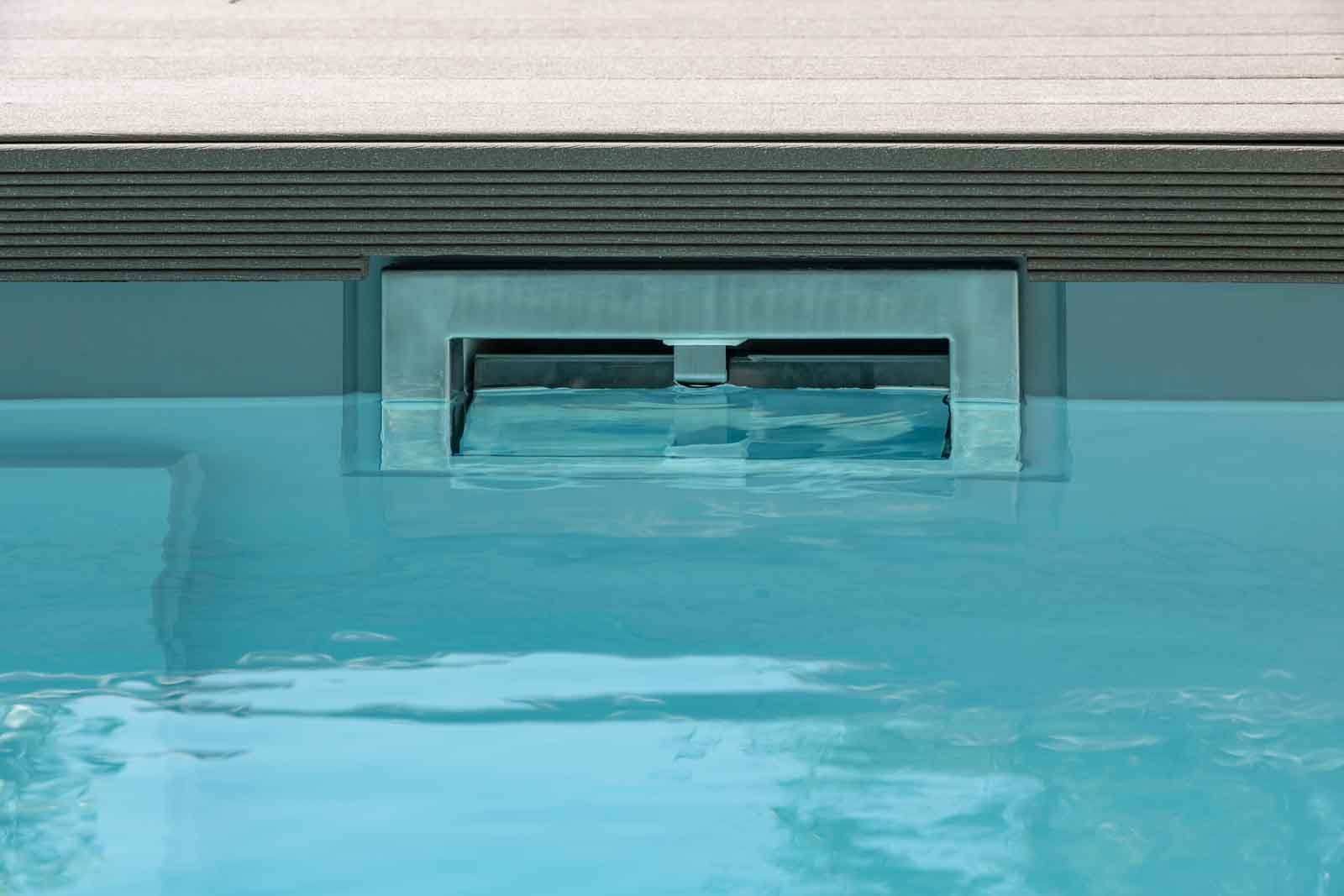 Pools, Systeme, Skimmer Beckenrand, Eingebaut, Skimmer